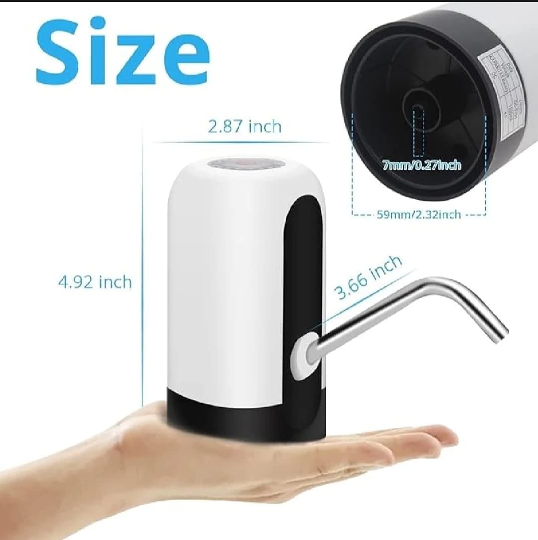 USB Rechargeable Water Bottle Pump — product detail view
