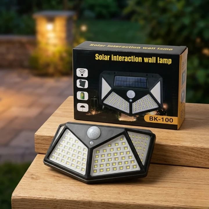 100 LED Solar Motion Sensor Wall Light — additional product photo