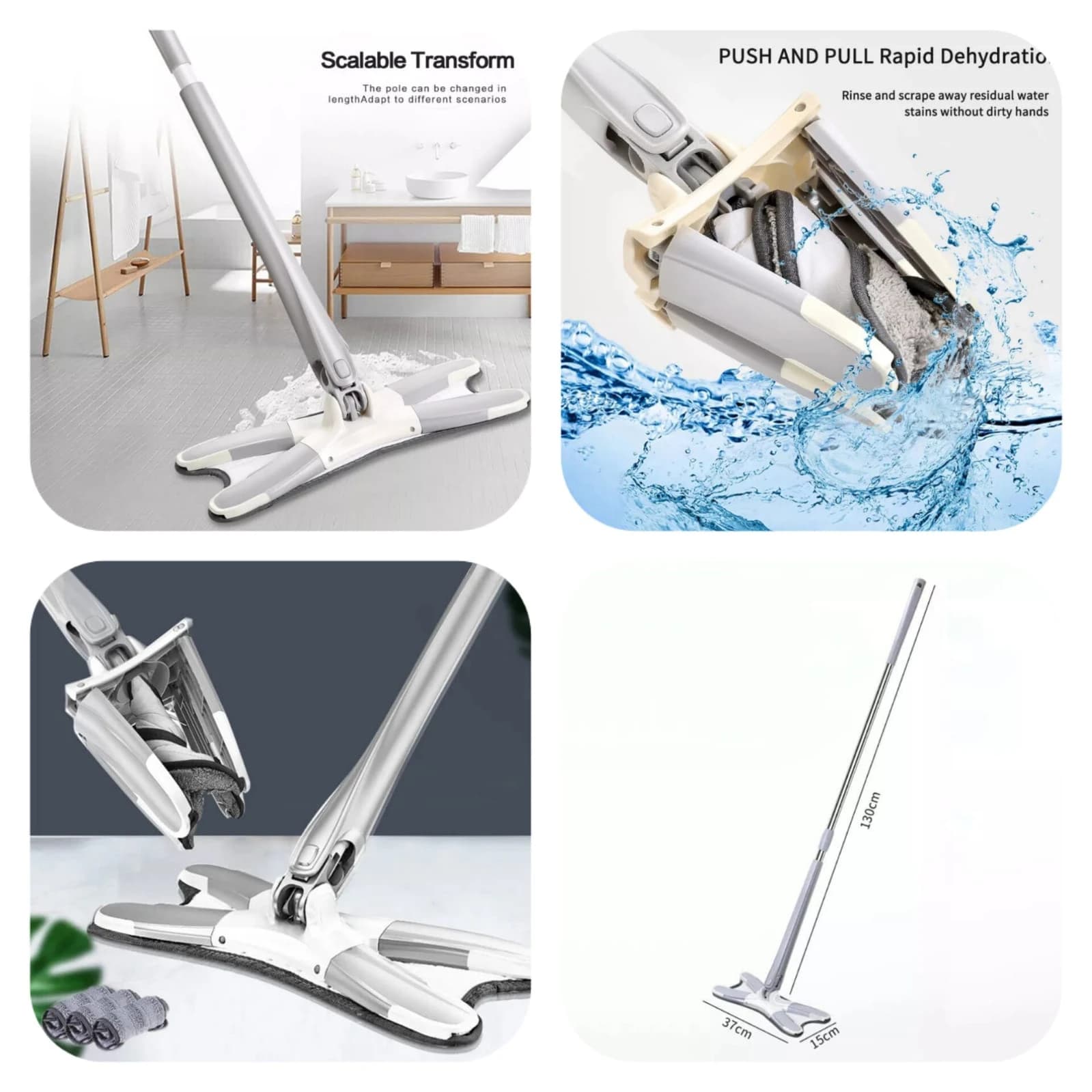 X-Style Flat Squeeze Mop — additional product photo