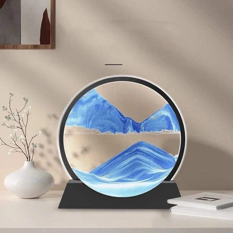 Moving Sand Art Display, 8 Inch — Unlit - View 1