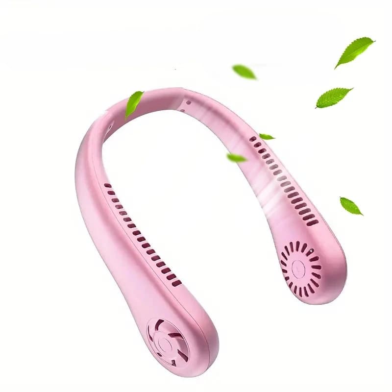 USB Rechargeable Portable Neck Fan — product detail view