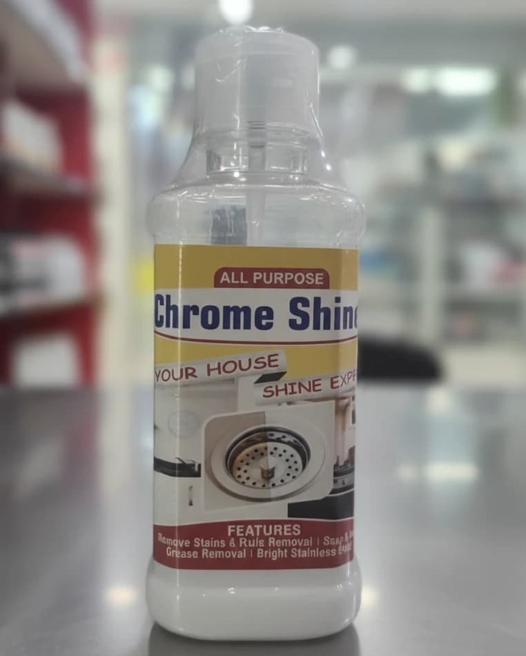 Chrome and Stainless Steel Surface Cleaner, 200ml — product detail view