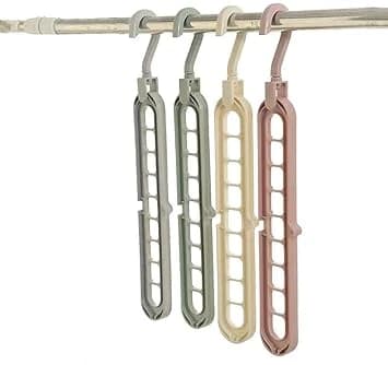 9-Hole Space-Saving Clothes Hanger — product detail view