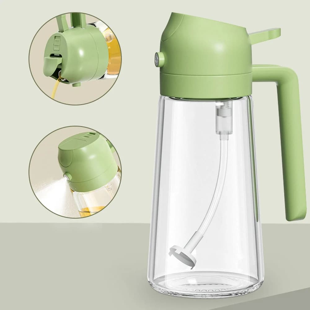 2-in-1 Oil Sprayer and Pourer, 400ml — product detail view
