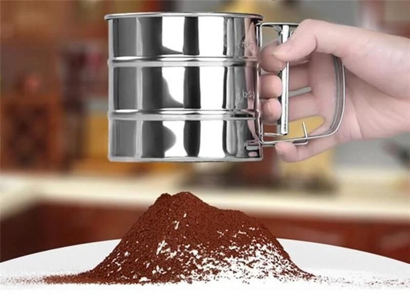 Stainless Steel Flour Sifter with Hand Press - View 1