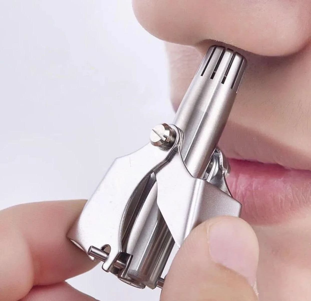 Manual Stainless Steel Nose Hair Trimmer - View 1