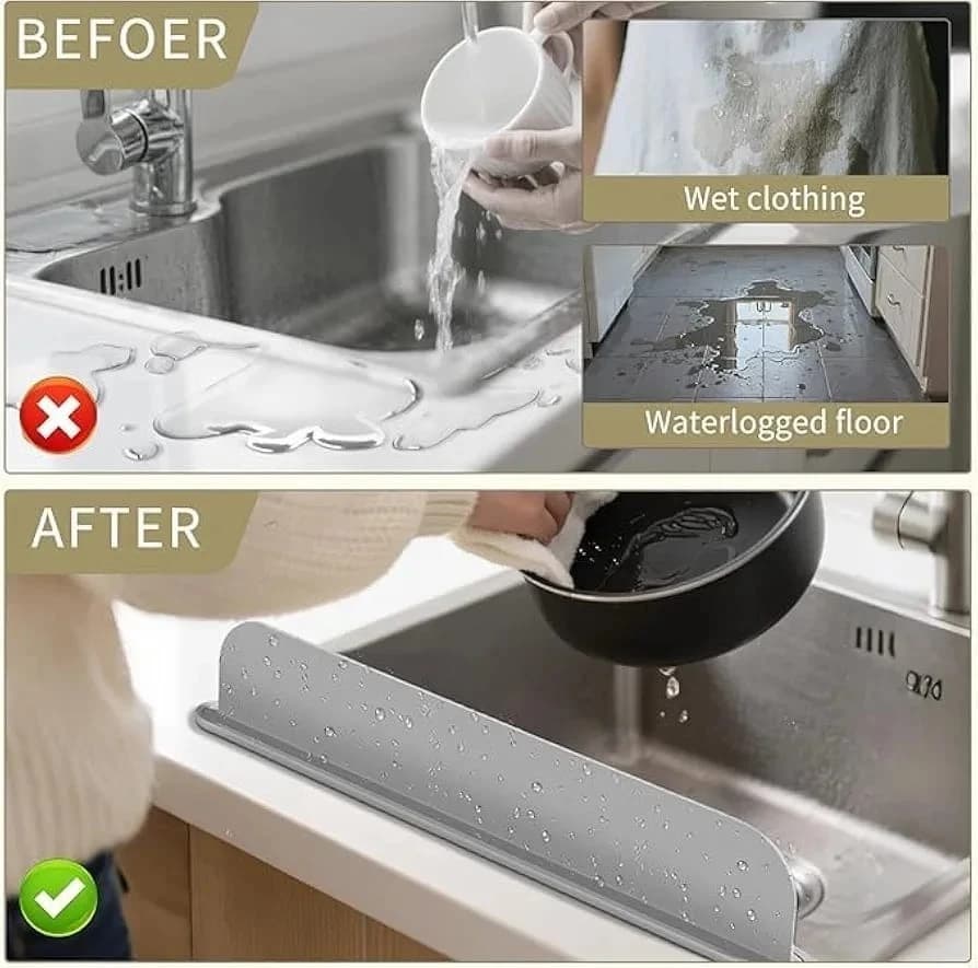 Silicone Sink Splash Guard, 14 Inch — product detail view