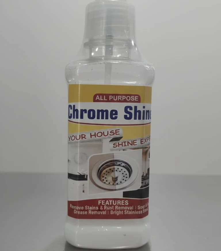 Chrome and Stainless Steel Surface Cleaner, 200ml - View 1