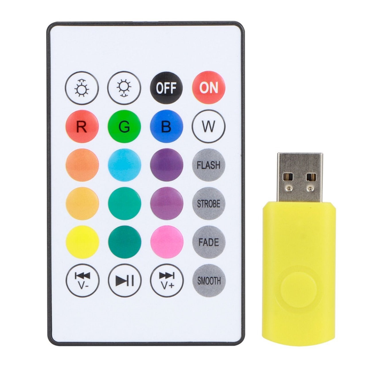Smart LED Light Bulb with Built-in Bluetooth Speaker & Remote