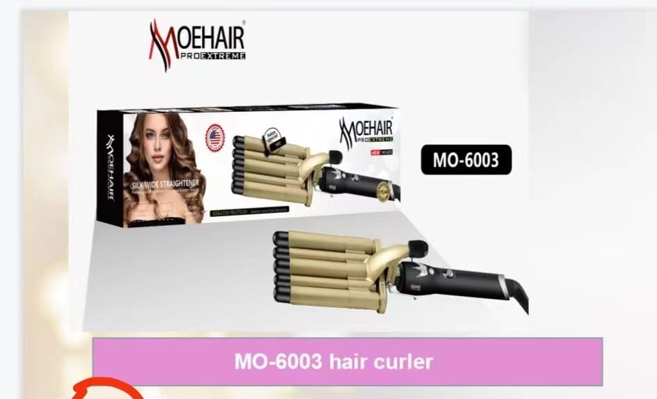MO-6003 Professional 5-Barrel Hair Curler & Waver - Mermaid Waves Styler