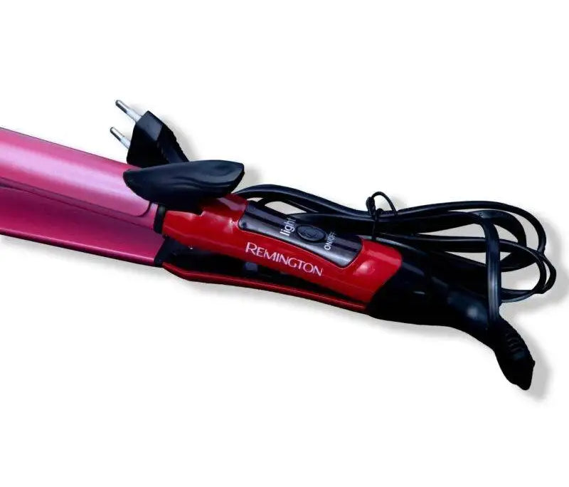 Remington 2-in-1 Hair Straightener & Curler (Model 1112) - Cordless & AC Dual Use