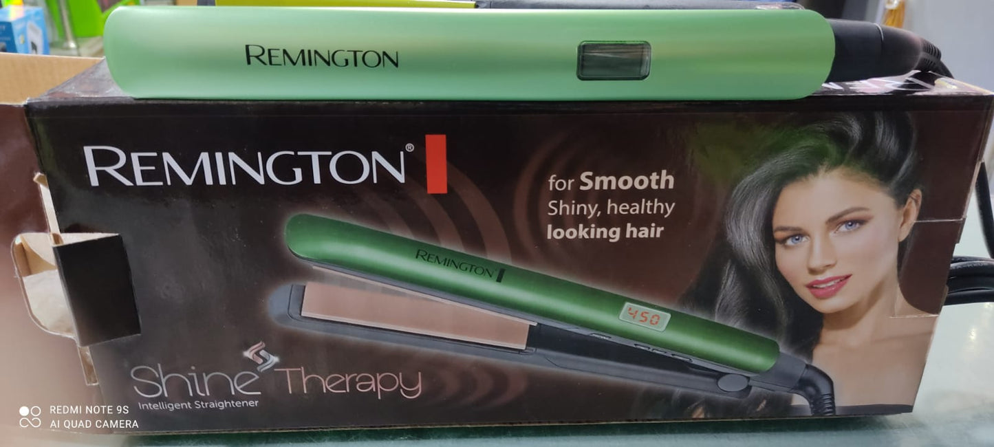 Remington Shine Therapy Hair Straightener - Ceramic Floating Plates with LCD Display