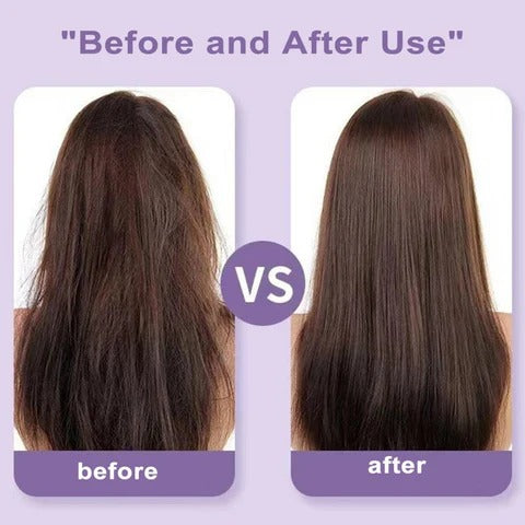 Cordless 2-in-1 Hair Straightener & Curler Brush - Portable Styling