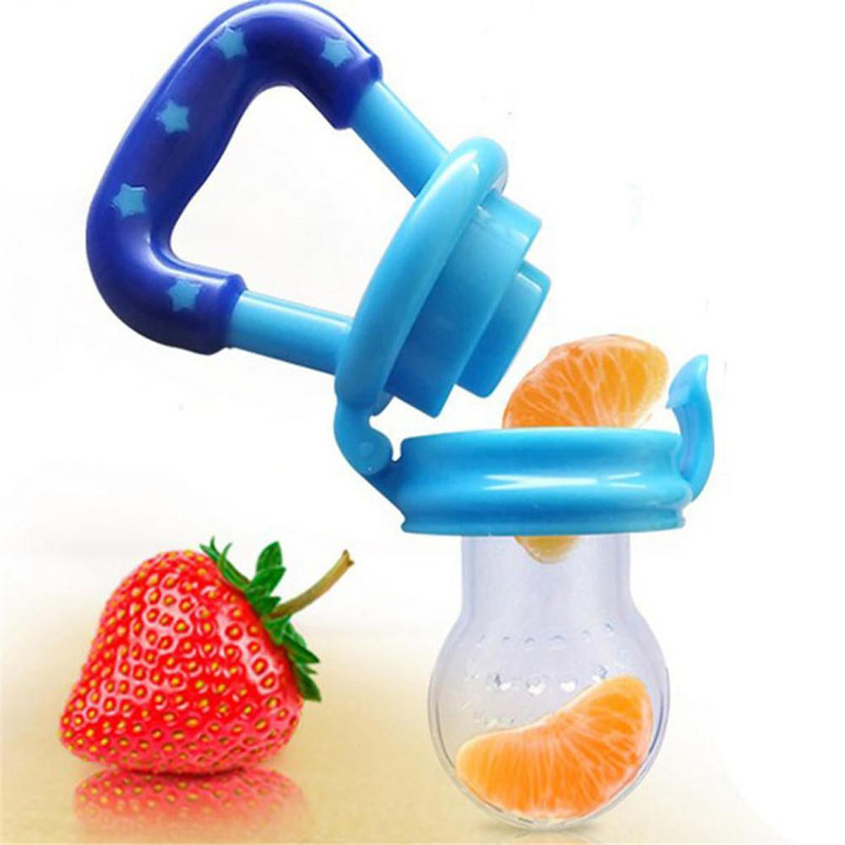 Food Pacifier + Feeder Spoon | Fresh Fruit & Baby Feeding Safe Fruit Feeder (Random Color)