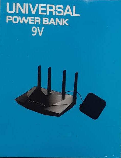 20000mAh WiFi Router Power Bank - 9V/12V Uninterrupted Backup Battery