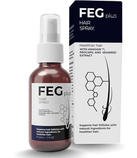 FEG PLUS Hair & Beard Growth Serum Spray (50ml) - Minoxidil 5% & Biotin