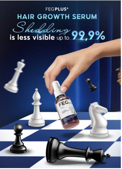 FEG PLUS Hair & Beard Growth Serum Spray (50ml) - Minoxidil 5% & Biotin