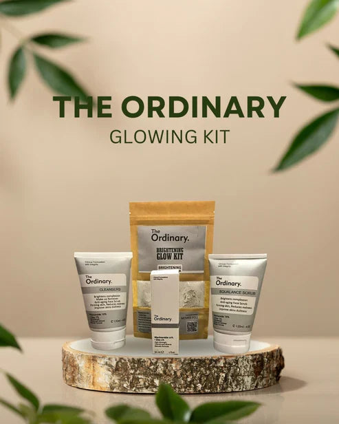 The Ordinary Glow Kit for Face & Hands – Niacinamide + Zinc Brightening & Radiance Skincare Set