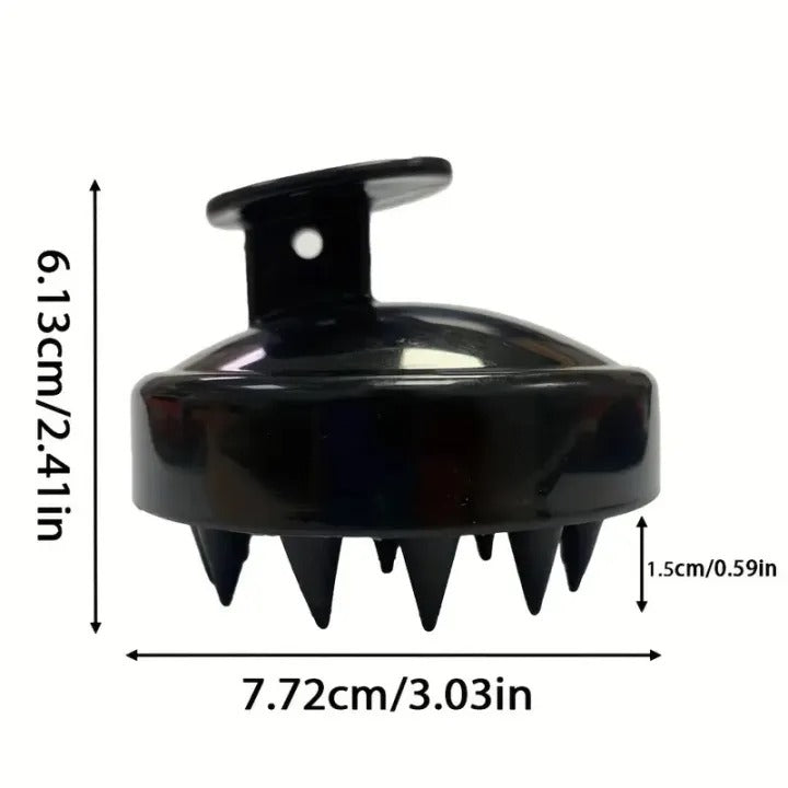 Silicone Scalp Massager & Shampoo Brush - Deep Cleaning Hair Scrubber