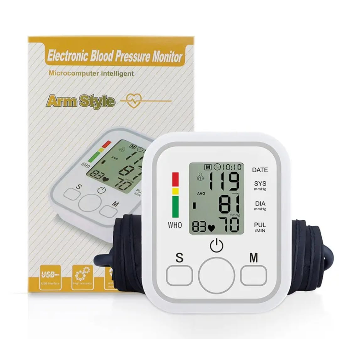 Fully Automatic Digital Blood Pressure Monitor - Upper Arm BP Machine