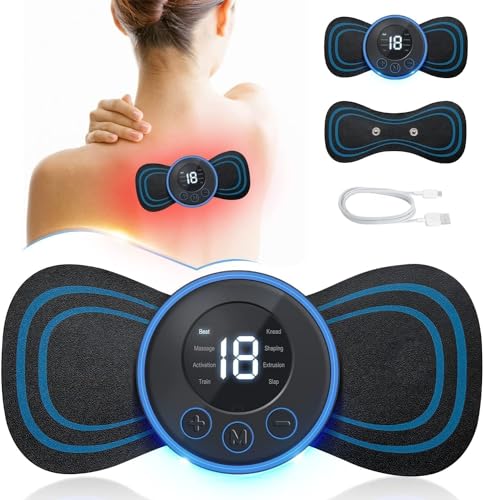 Wireless EMS Mini Body Massager - Portable Butterfly Pad
