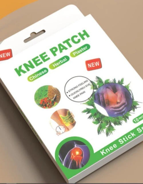 Herbal Knee Pain Relief Patch – Natural Heat Therapy for Joint & Muscle Comfort (Pack of 10)