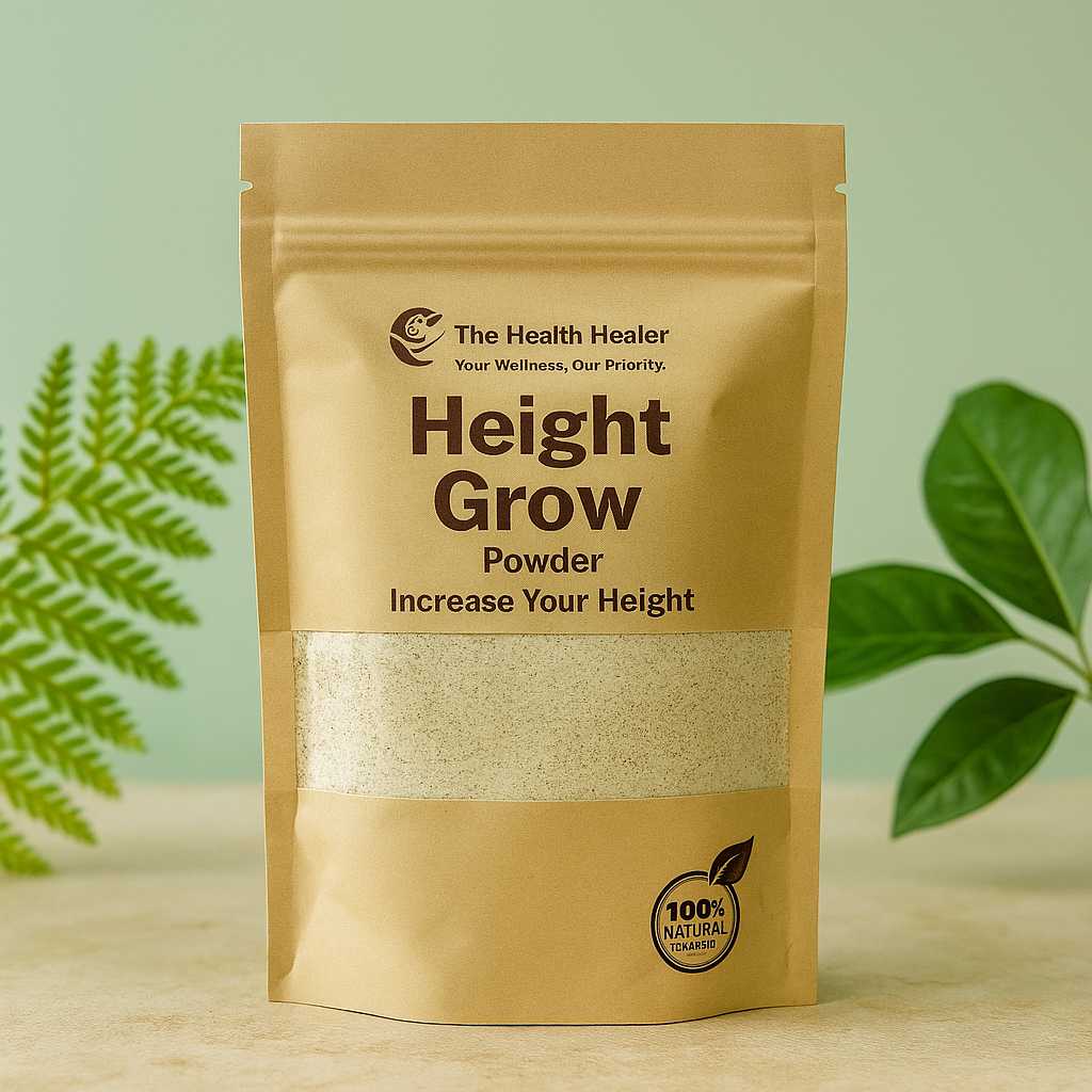 Height Grow Powder – Naturally Gain 3–5 Inches with 100% Herbal Formula (1-Month Supply)