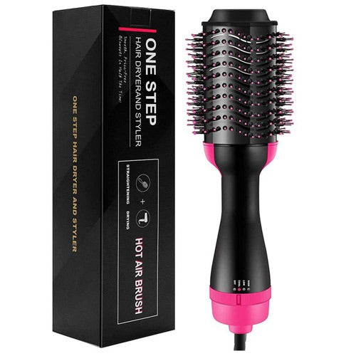 Buy 3-in-1 Hair Dryer Brush - Straightener, Curler & Comb Styler in Pakistan
