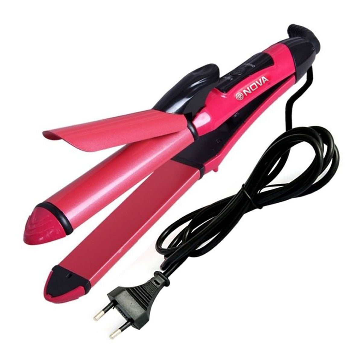 Nova 2-in-1 Hair Straightener & Curler - Model NHC-2009