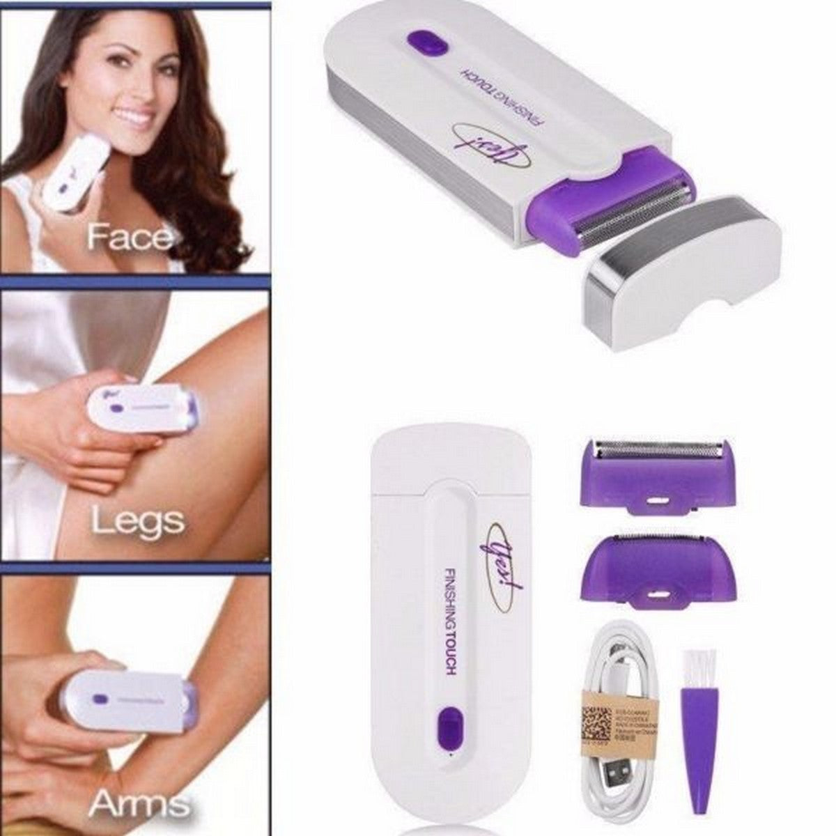 Finishing Touch 2-in-1 Laser Hair Remover & Trimmer - Pain-Free