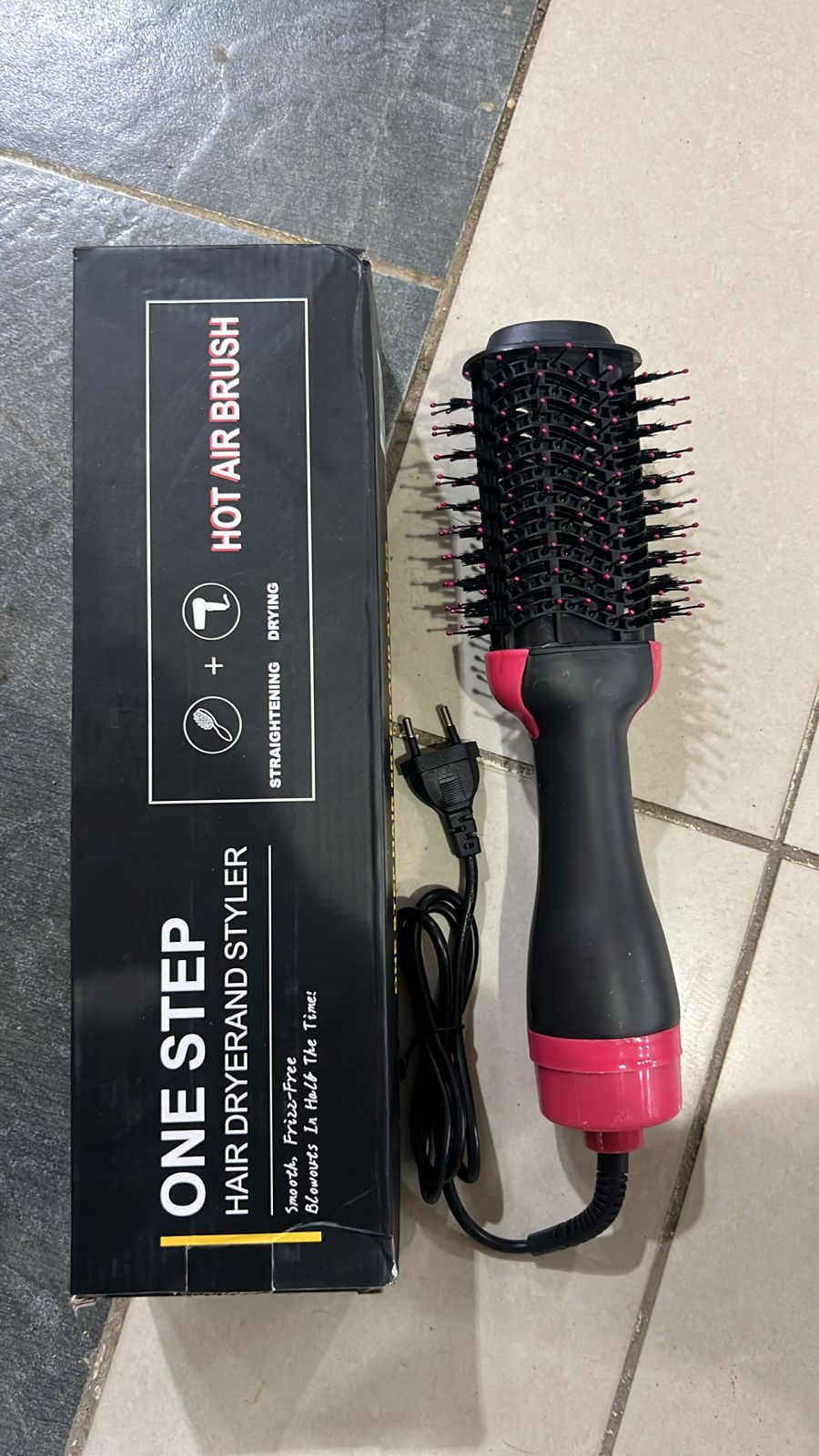 Buy 3-in-1 Hair Dryer Brush - Straightener, Curler & Comb Styler in Pakistan