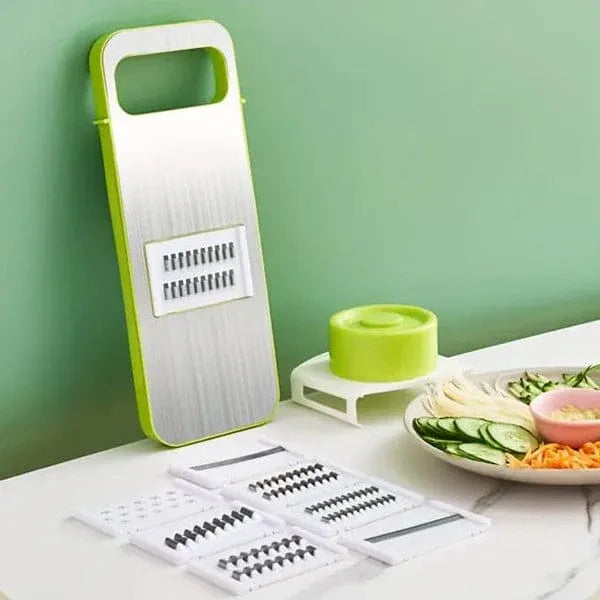 5-in-1 Multifunctional Vegetable Cutter & Slicer (Stainless Steel)