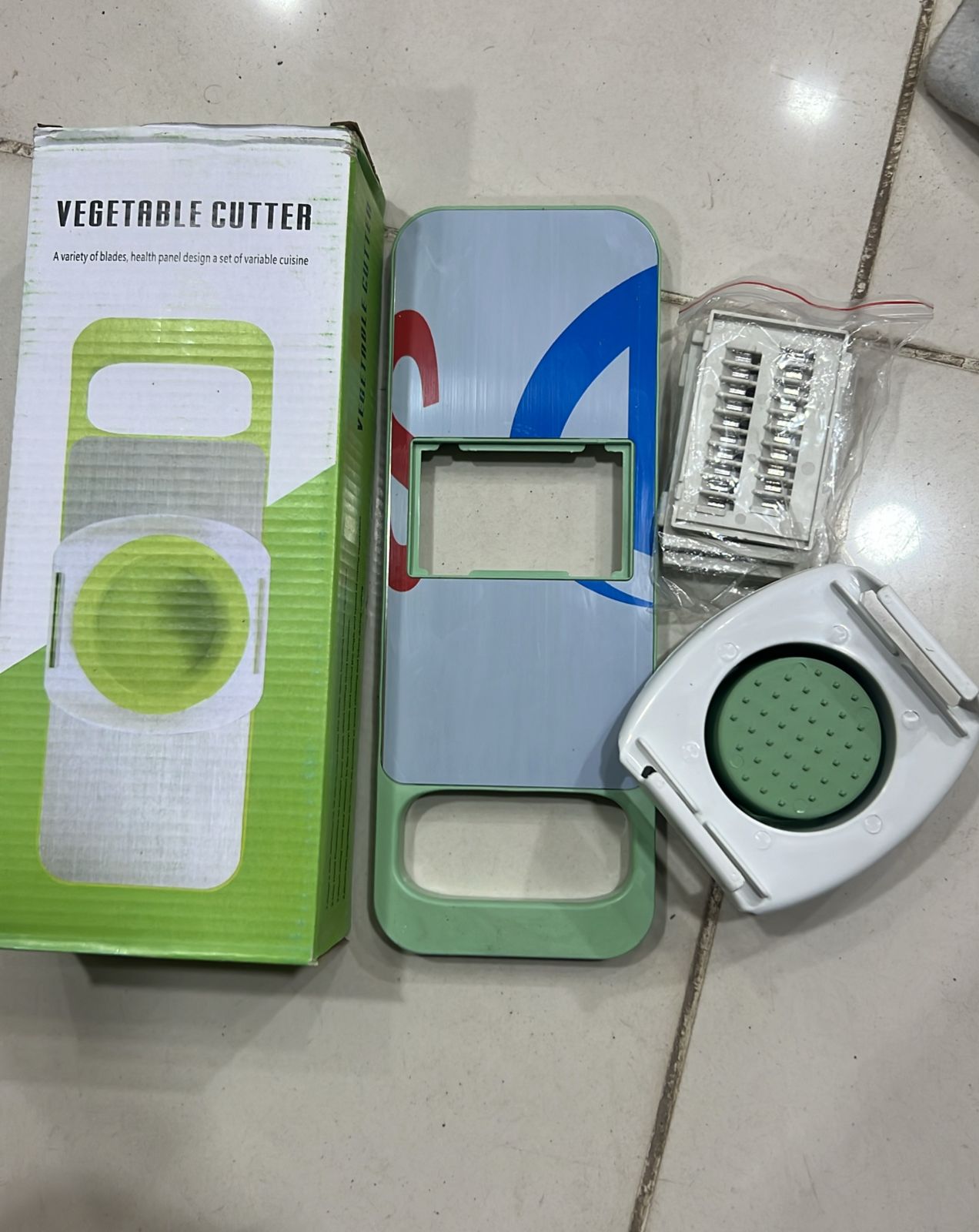 5-in-1 Multifunctional Vegetable Cutter & Slicer (Stainless Steel)