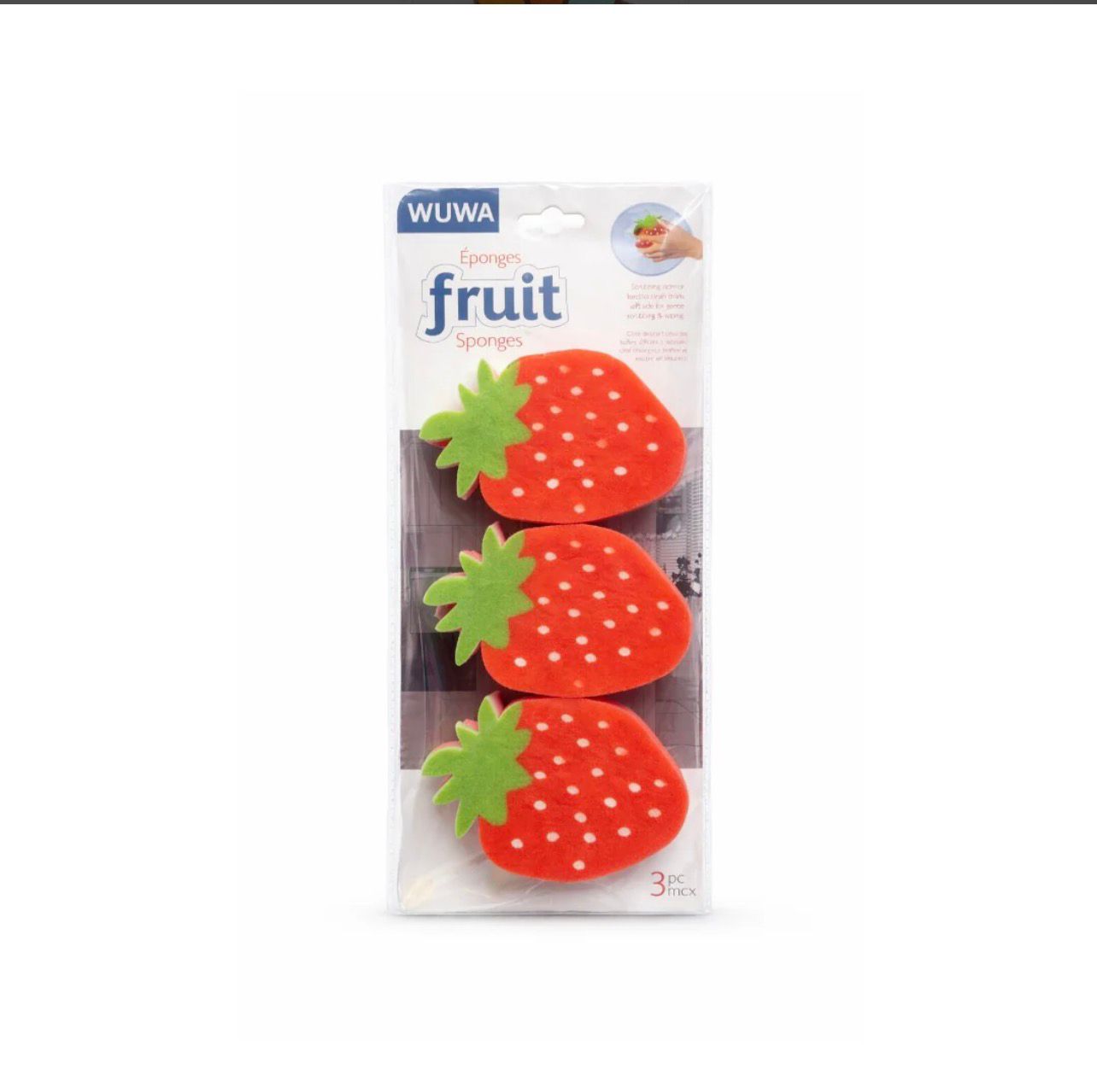 Zidello Dual-Action Non-Scratch Kitchen Sponge & Scourer