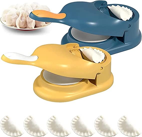2-in-1 Manual Samosa & Dumpling Maker - Dough Press Machine