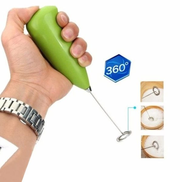 Premium Handheld Electric Milk Frother & Coffee Beater