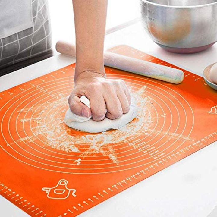 Premium Silicone Roti & Baking Mat (50x40cm) - Non-Stick Dough Pad