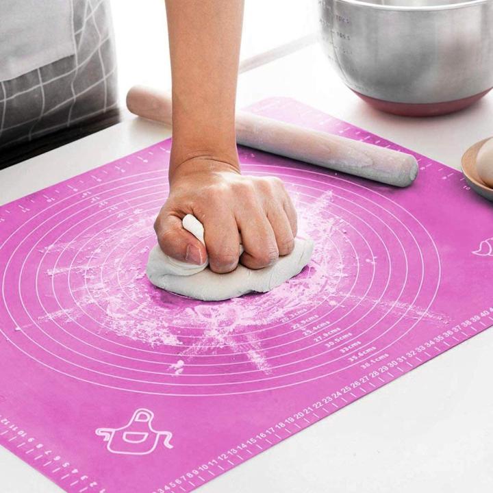 Premium Silicone Roti & Baking Mat (50x40cm) - Non-Stick Dough Pad