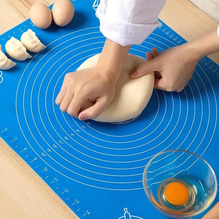 Premium Silicone Roti & Baking Mat (50x40cm) - Non-Stick Dough Pad