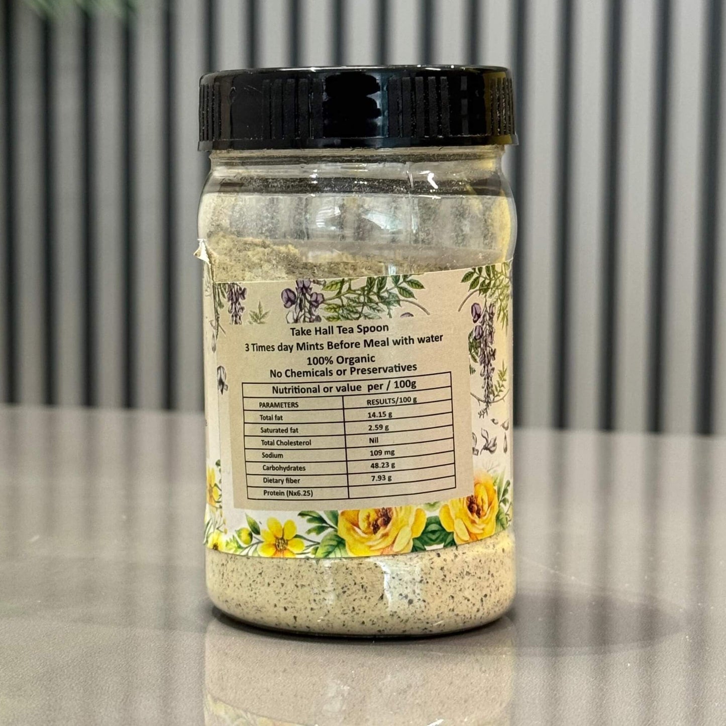 Dr Rubina Weight loss Solution Jar with a label on a reflective surface - Zarurat Hub