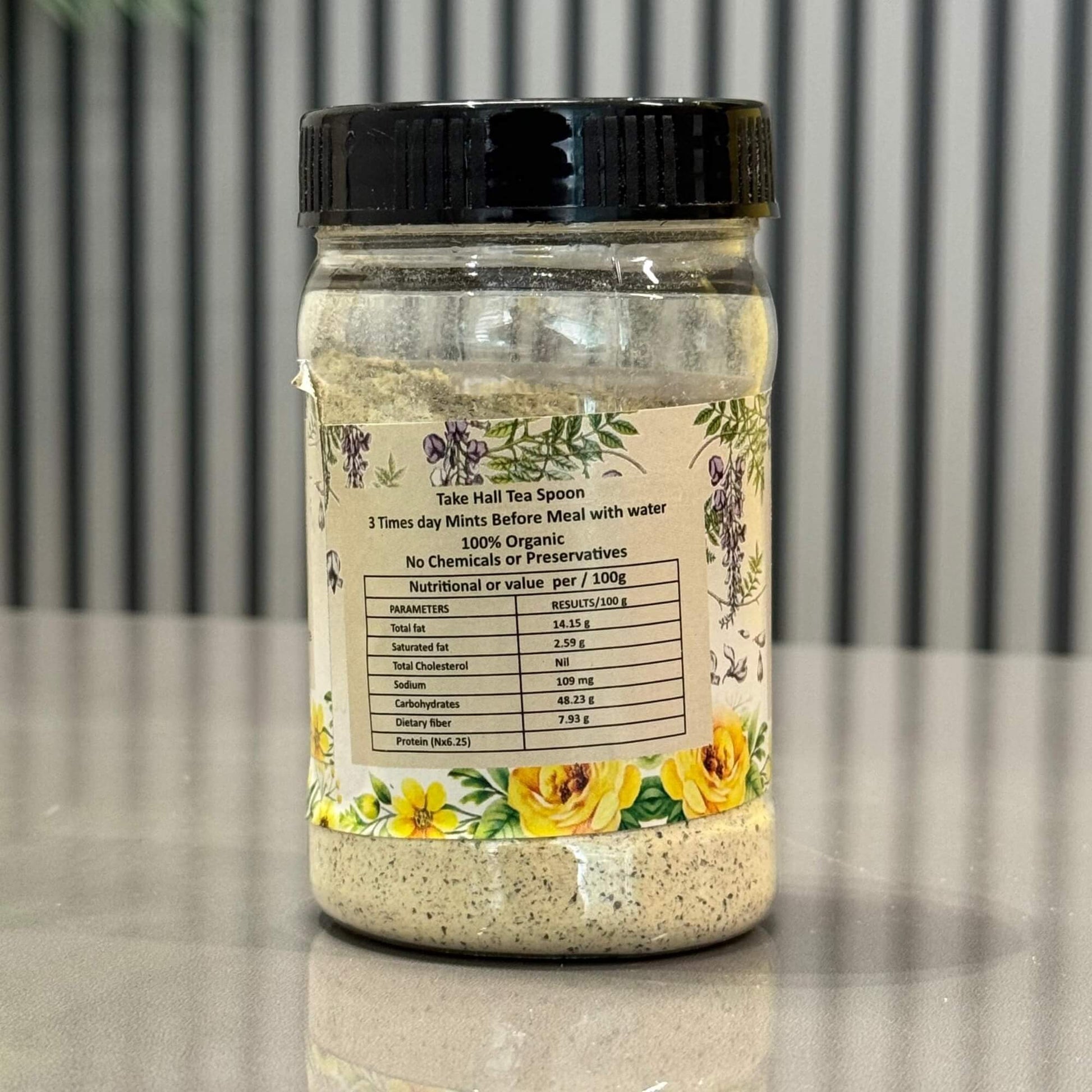 Dr Rubina Weight loss Solution Jar with a label on a reflective surface - Zarurat Hub