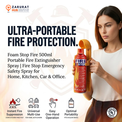 500ml Portable Foam Fire Extinguisher Spray - Emergency Stop Fire