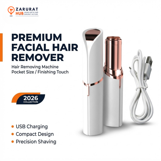 Flawless Facial Hair Remover - USB Rechargeable & Painless