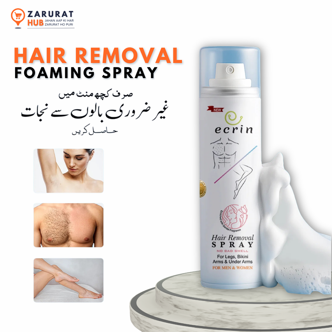 New Ecrin Hair Removal Foaming Spray (for men & women) - 200ml