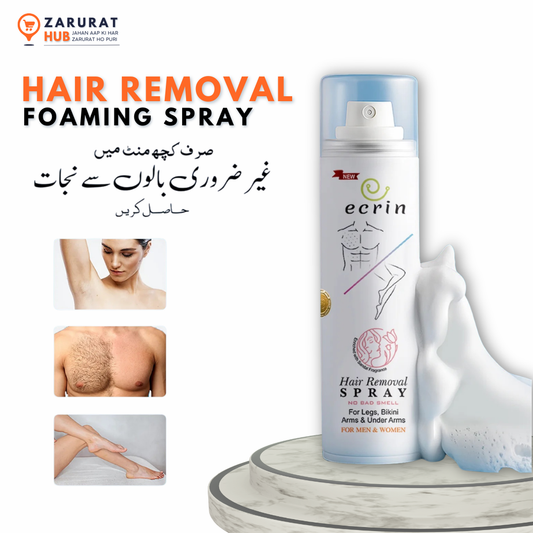 New Ecrin Hair Removal Foaming Spray (for men & women) - 200ml