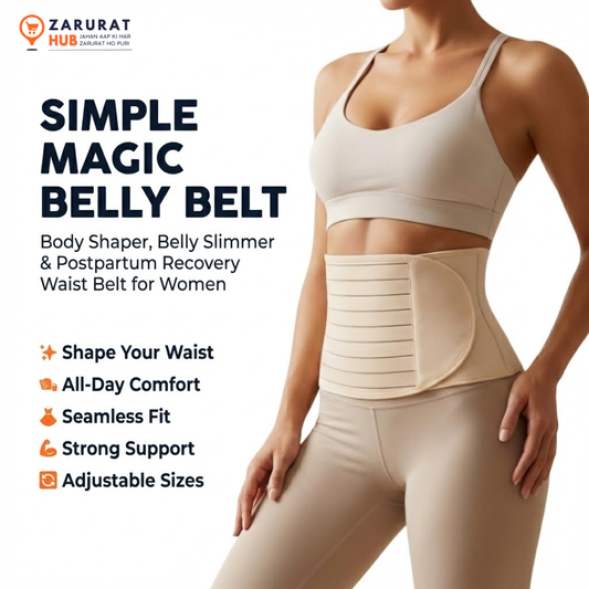 Simple Magic Belly Belt – Waist Shaper, Belly Slimmer & Postpartum Support for Women