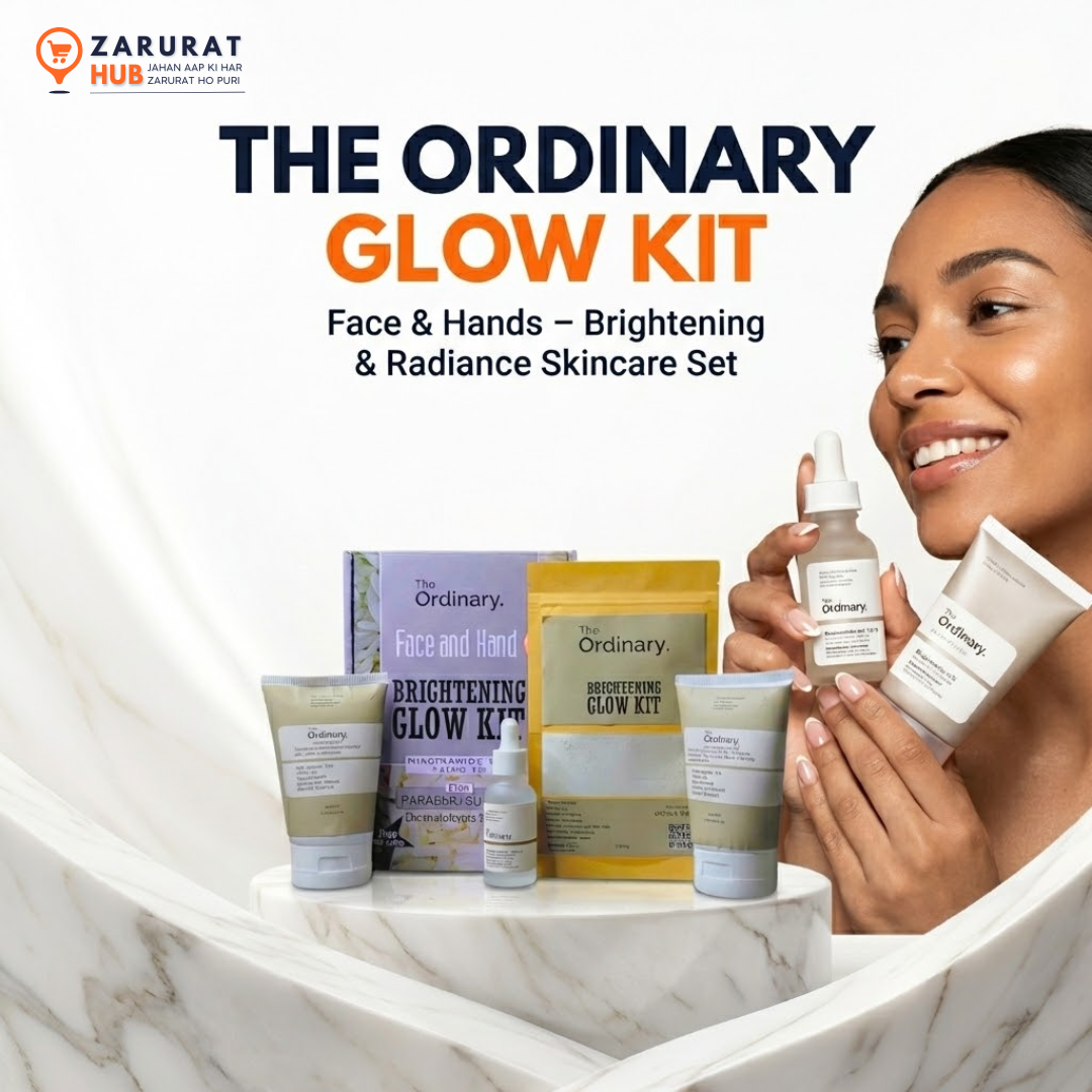 The Ordinary Glow Kit – Niacinamide + Zinc Brightening Skincare Set