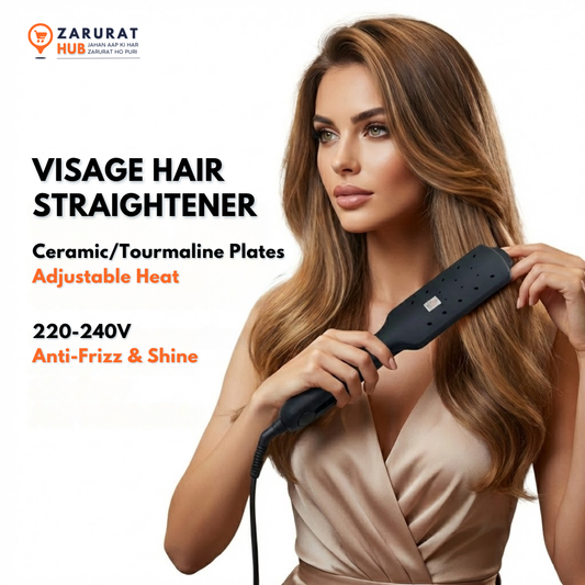 Visage Hair Straightener - Ceramic & Tourmaline Professional Flat Iron