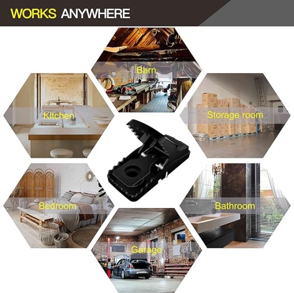 Heavy Duty Reusable Plastic Mouse Trap – Durable & Safe Mouse Catcher for Effective Rodent Control