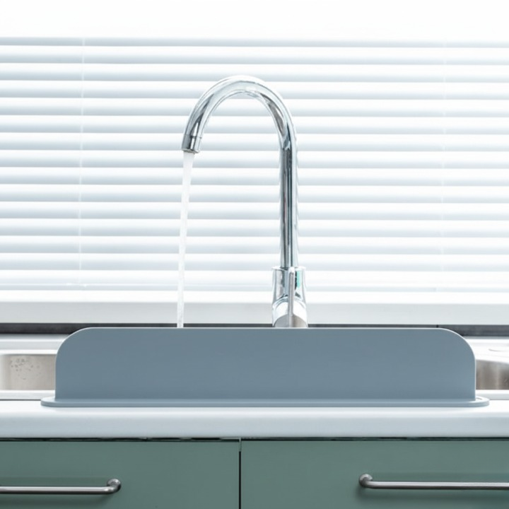 Silicone Sink Splash Guard for Kitchen & Bathroom